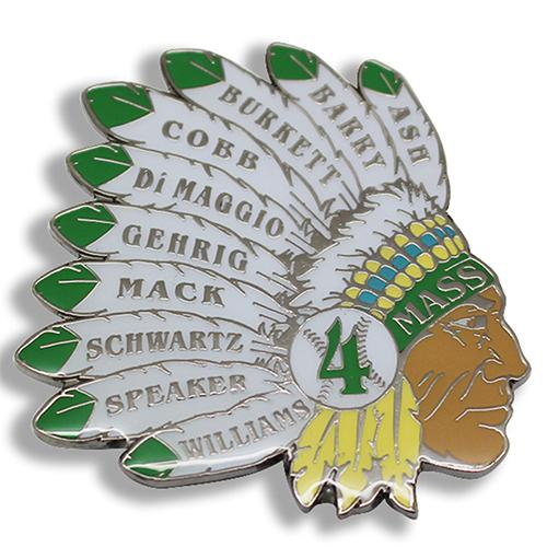 Indian Soft Enamel Lapel Pin With Epoxy