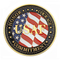 3D Gold USAF Military Soft Enamel Challenge Coin