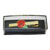 Classy Gold Metal Poppy Tie Clip