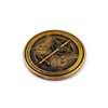 Cool challenge coins from challenge coin maker - 3D metal life side with raised phoenix and fate text