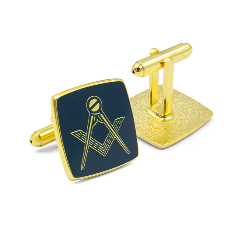 Custom Initial Bulk Metal Cufflinks