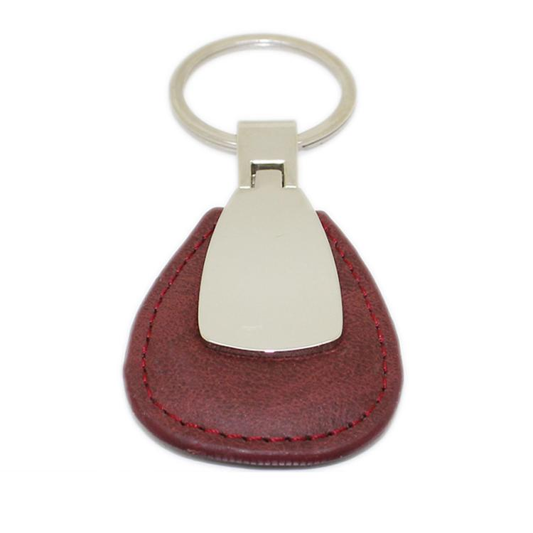 Personalized Logo Printed Blank Leather Key Ring