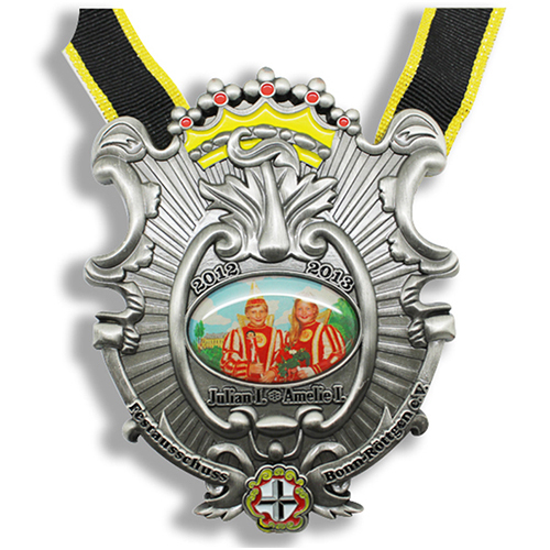 3D CMYK Printing Sticker Insert Metal Medal
