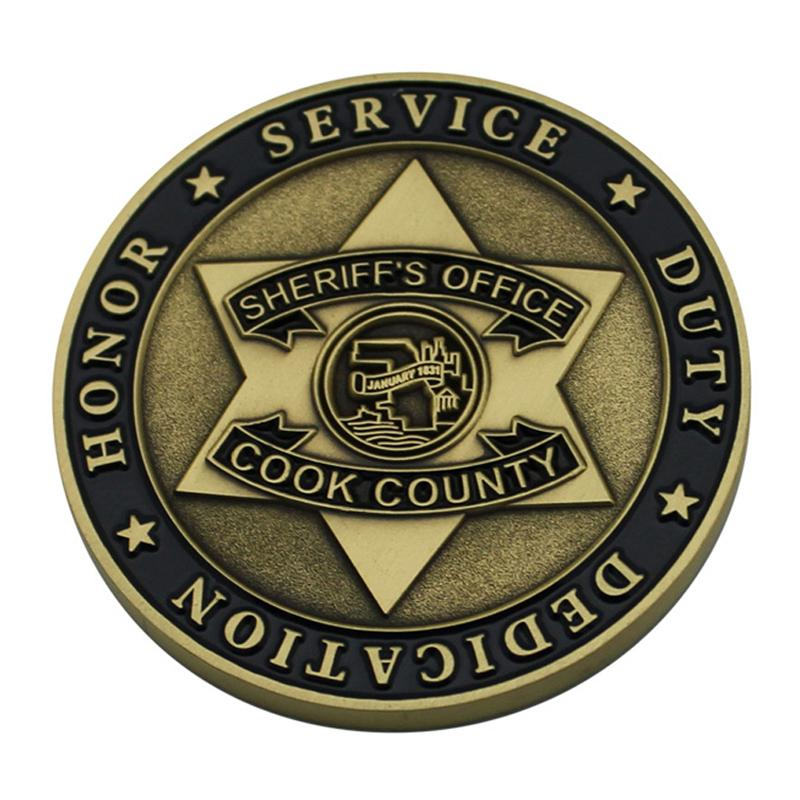 3D Custom Soft Enamel Metal Challenge Coin