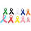 Custom Metal Pink Soft Hard Enamel Breast Cancer AIDS Ribbon Lapel Pin