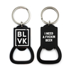 enamel bottle openers keychain showing front and back design with functional opener