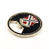 US Coast Guard Operation Shield Bottle Opener Coin featuring the Polar Shield emblem and 