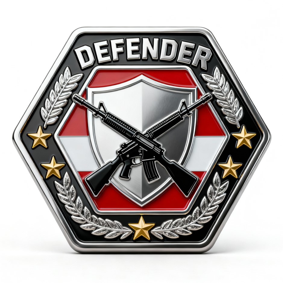 3D Military Army Soft Enamel Challenge Coin