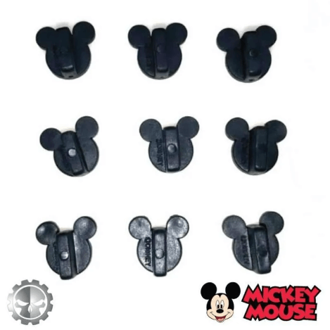 Mickey Mouse rubber clutches black