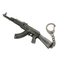 Weapon Mini Gun Model Metal Keychain
