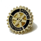 Gold Plaitng Custom Metal Rotary Lapel Pin