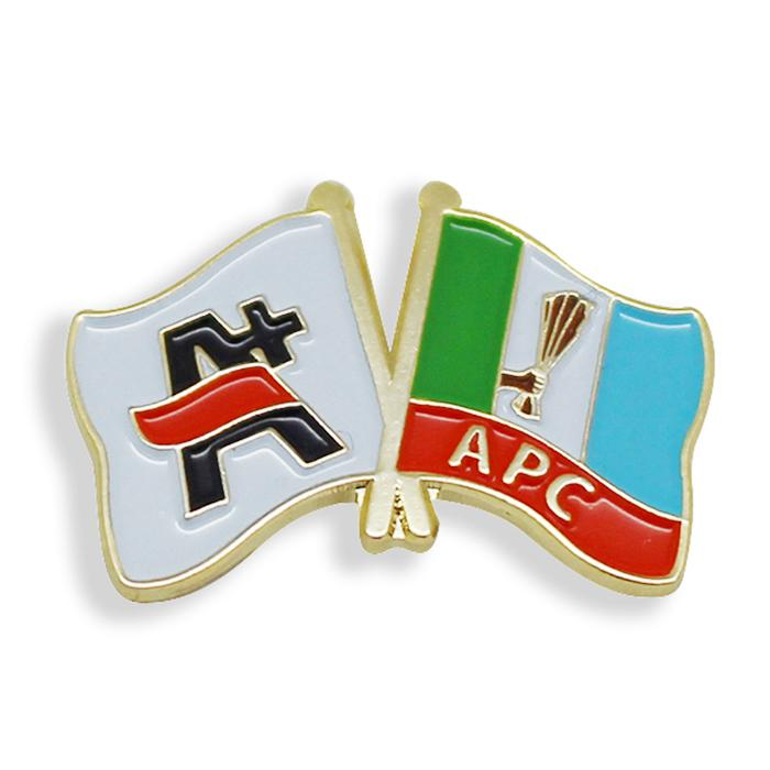 Custom Soft Enamel Flag Lapel Pin Badge