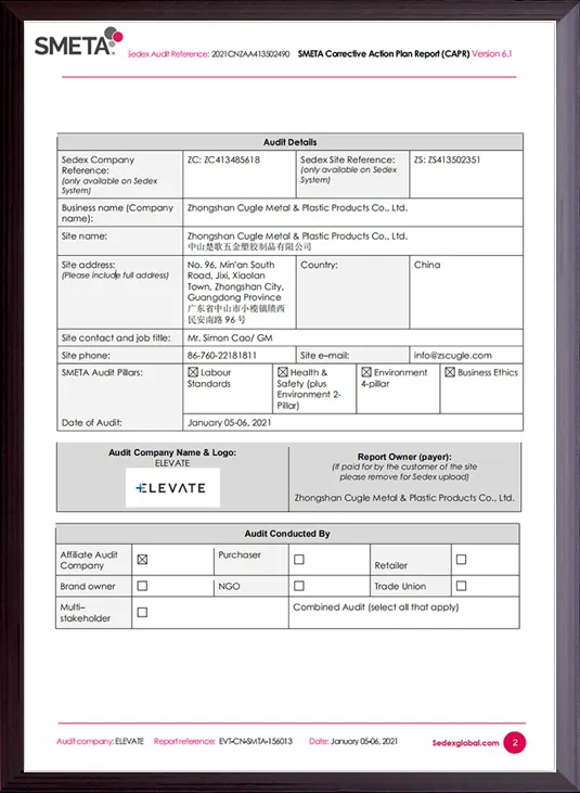 SEMTA certificate